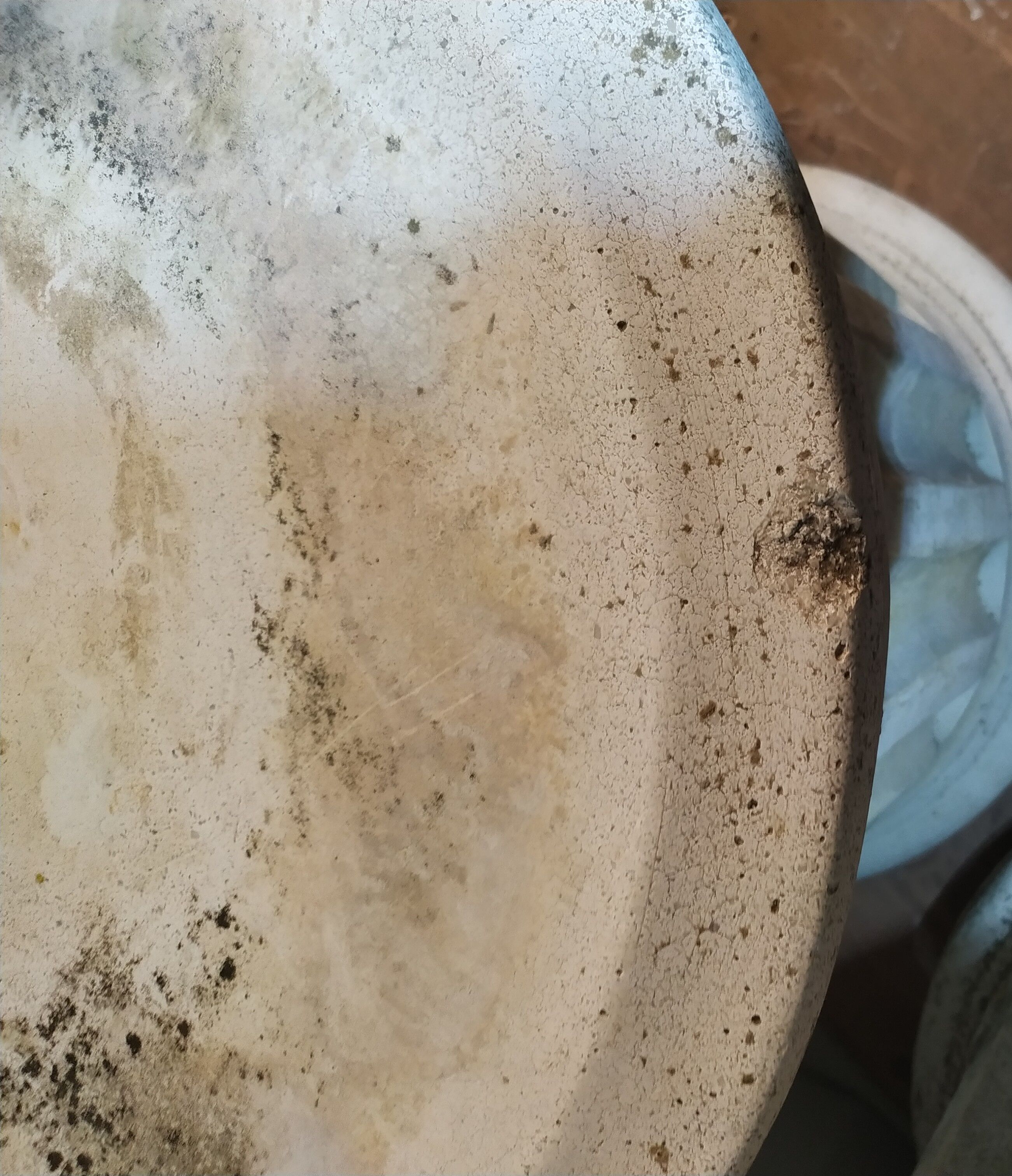 Pair of low Columns of Greco-Roman style concrete garden