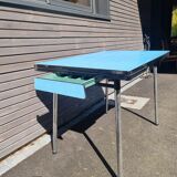 Vintage formica blue table