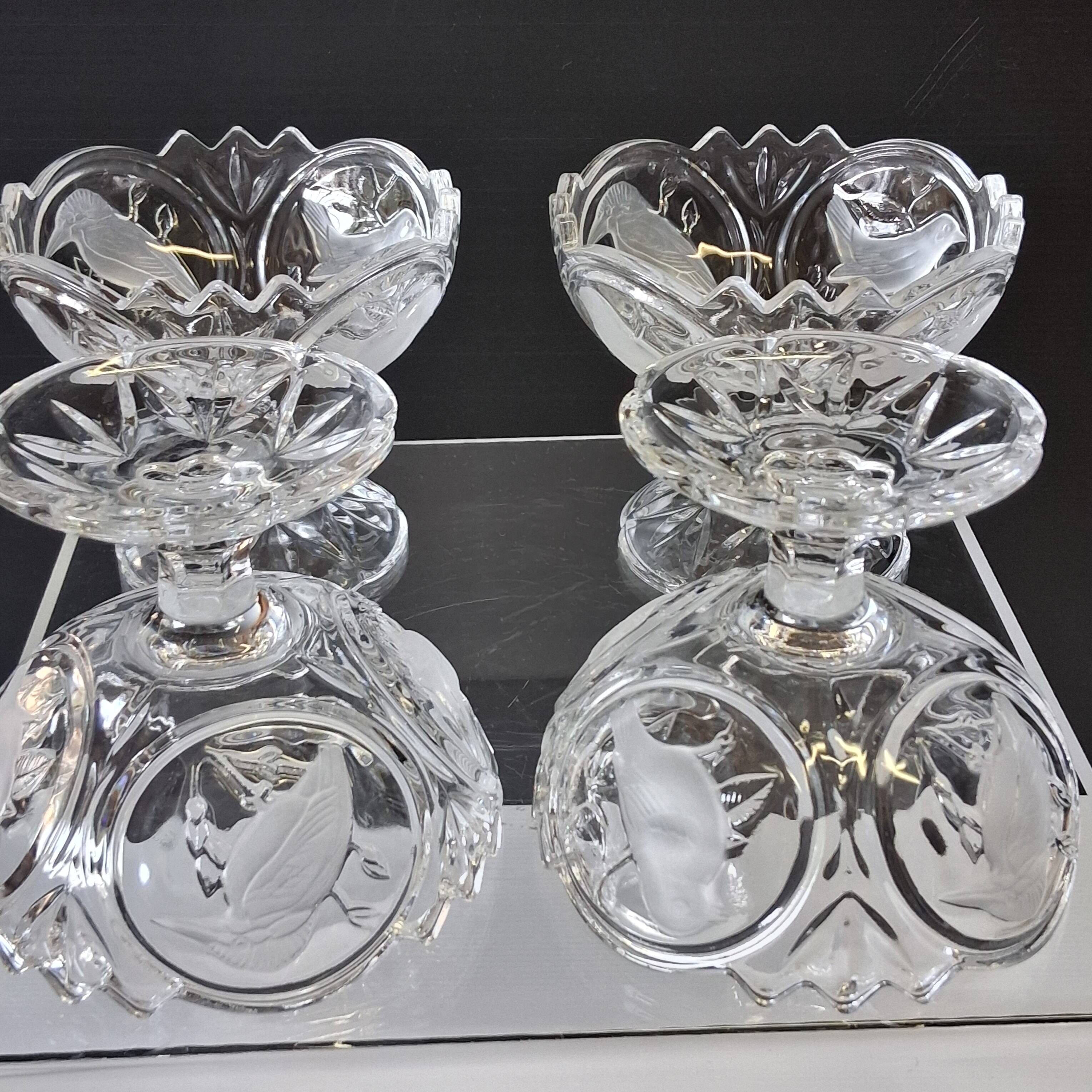 6 glass ice cream bowls in very good condition
