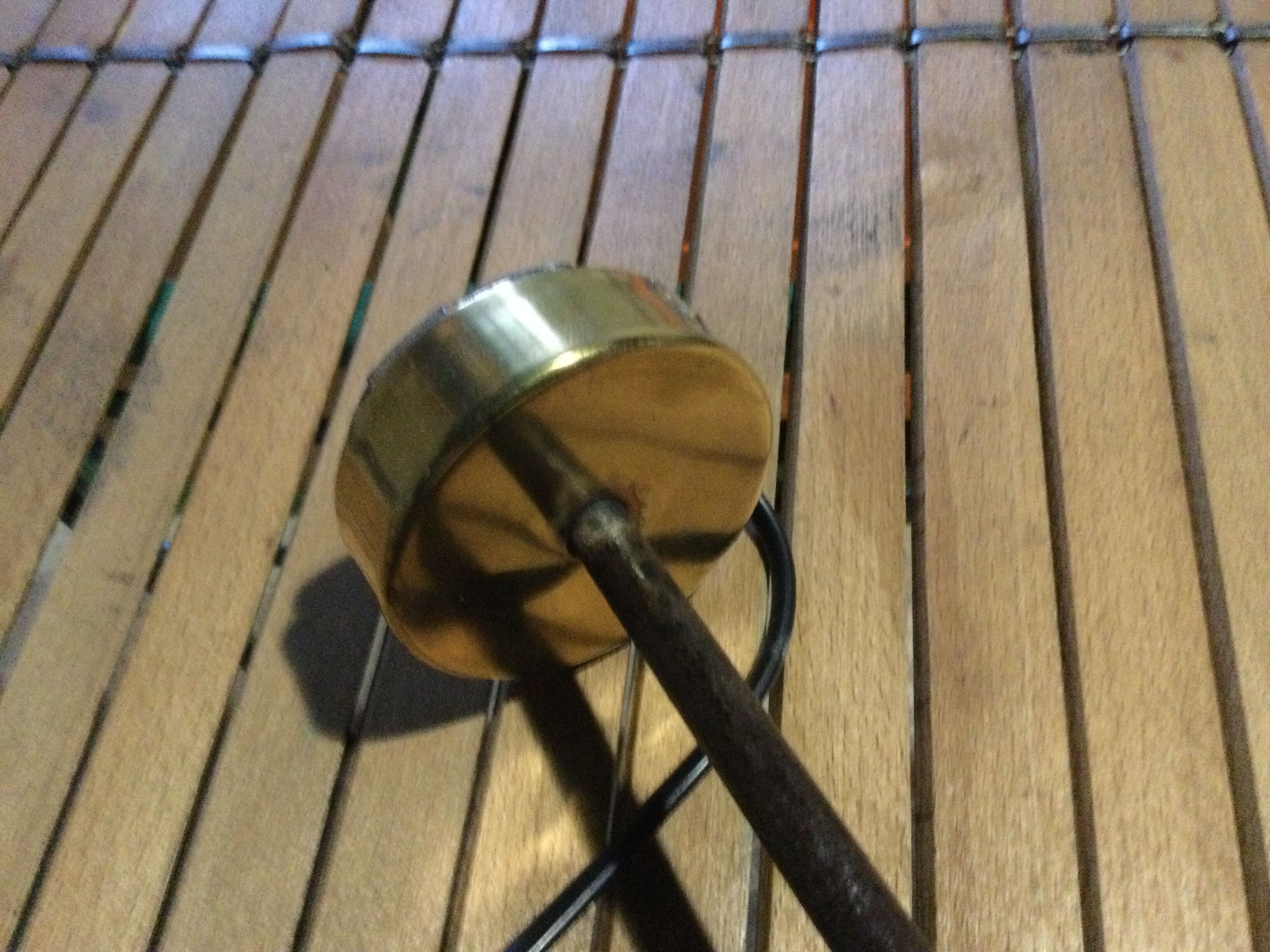 Brass pipe wall light circa 1950/60