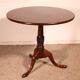 Mahogany Gueridon with a single-piece top - 18th century