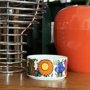 Vintage ceramic ashtray with "Acapulco" pattern – Villeroy & Boch