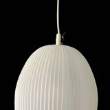 Cocoon Plissée chandelier by Aloys Gangkofner for Erco