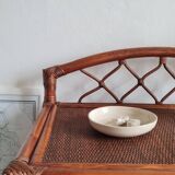 Rattan chest of drawers from the 1970s.