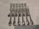 12 fourchettes de table métal argenté orfèvre Christofle Marly 20,7cm