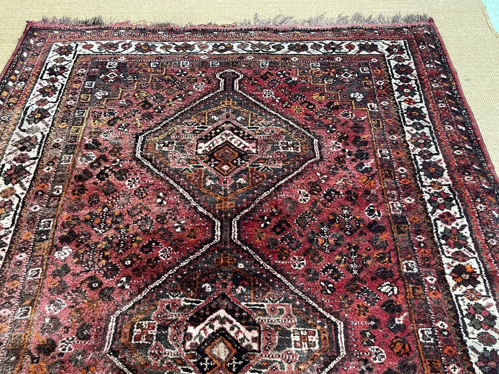 Handmade Moroccan wool rug, 210x170 cm