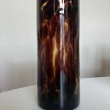 Vase XL verre macchia a macchia écaille design italien 1970