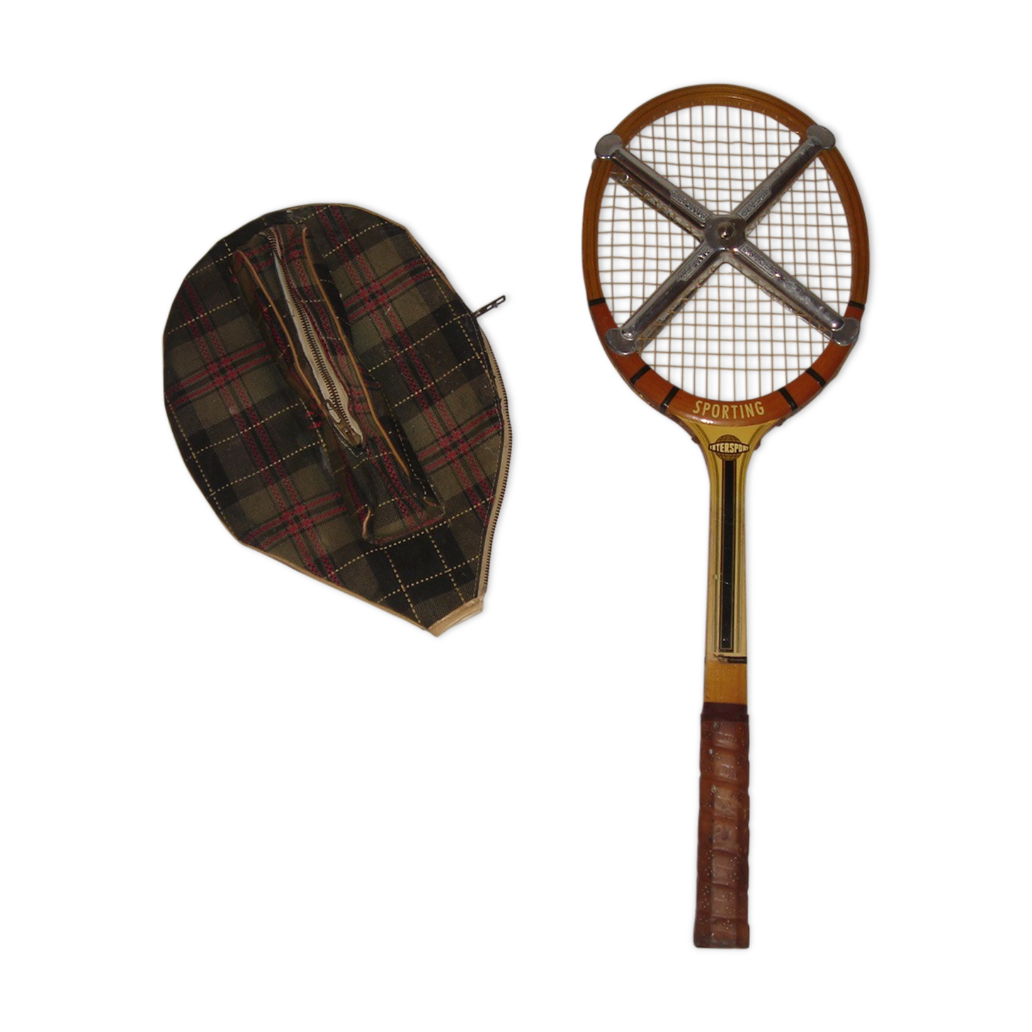 Former tennis racket Donnay La Hutte Sporting Intersport 1960