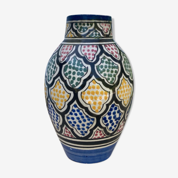 Moroccan art vase