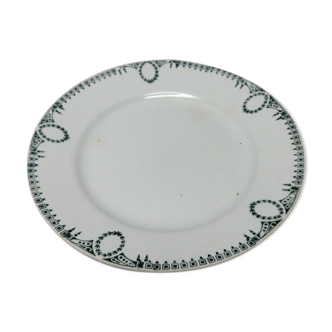 Plat porcelaine st amand Vaisselle ancienne vintage 28,2