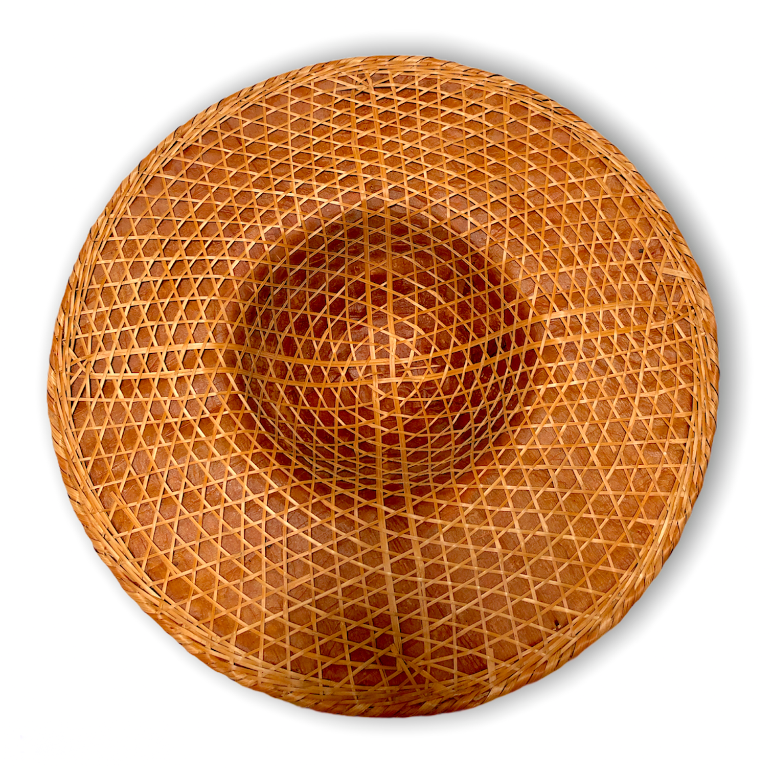 Decorating hat in caning