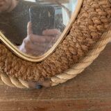 Miroir Corde Circa 1950 Vintage