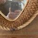 Miroir Corde Circa 1950 Vintage