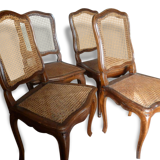 4 chairs Louis XV