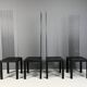 Vintage high back dining chairs, 1980s