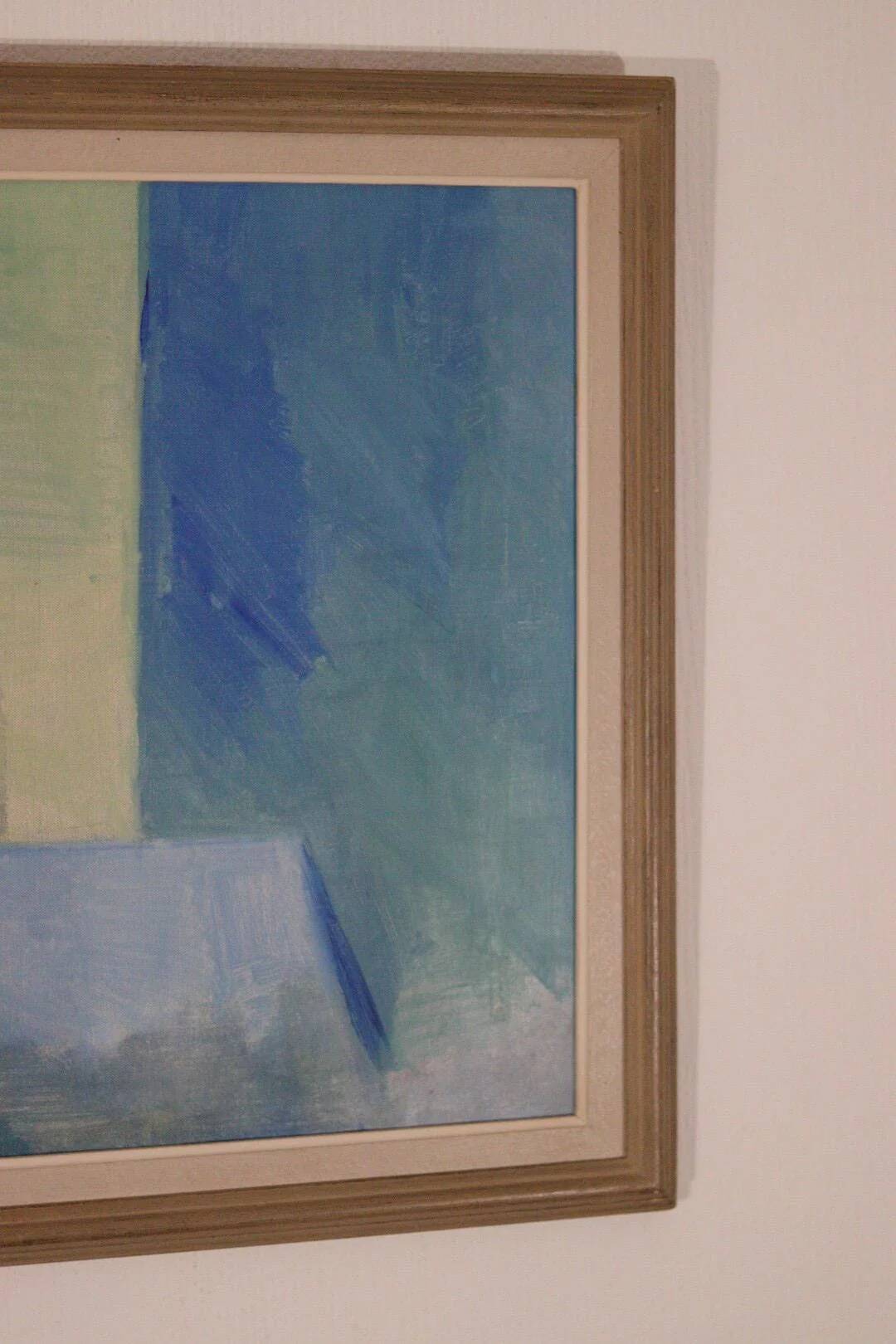 Original Swedish Oil on Canvas – “Still Life in Blue and Green”