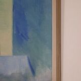 Original Swedish Oil on Canvas – “Still Life in Blue and Green”