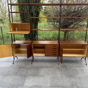 Bibliothèque modulable  scandinave année 60