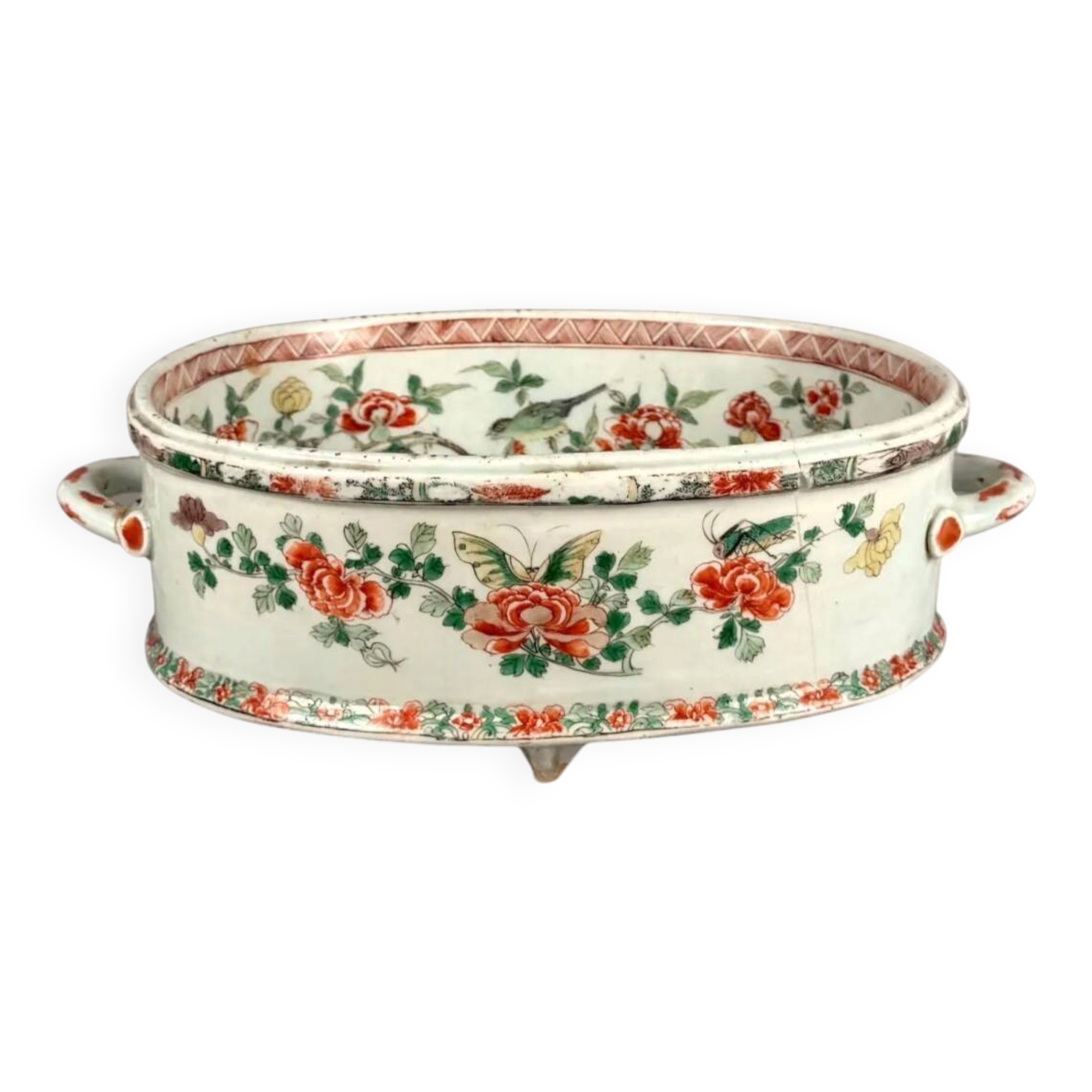 Porcelain gardenware, famille verte, Kangxi period (1662-1722), China