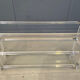 Table console en chrome et lucite, années 1970