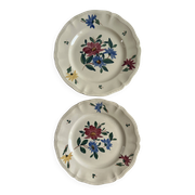 Small flat plate Sarreguemines and Digoin