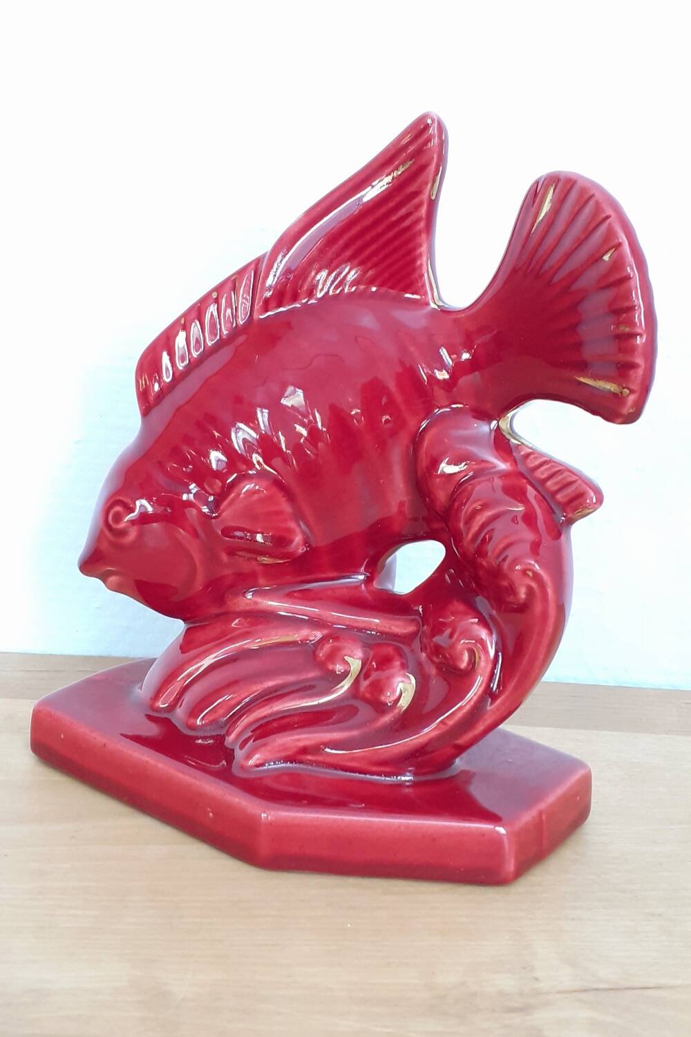 Art deco ceramic fish