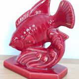 Art deco ceramic fish