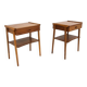 2 Scandinavian teak bedside tables, Sweden, 1960