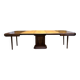 Table à manger art deco pied central