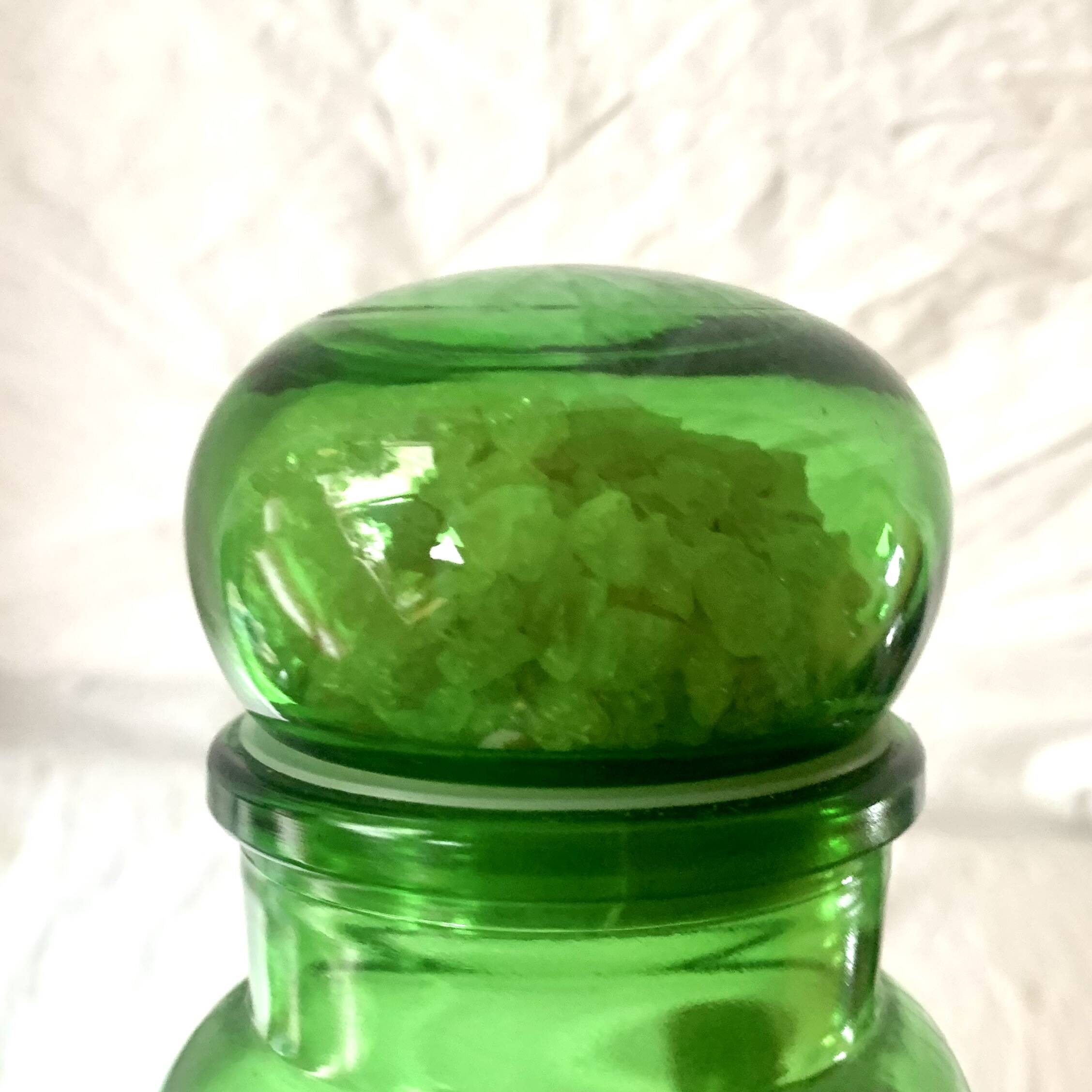 Lot de 6 pots d'apothicaire en verre