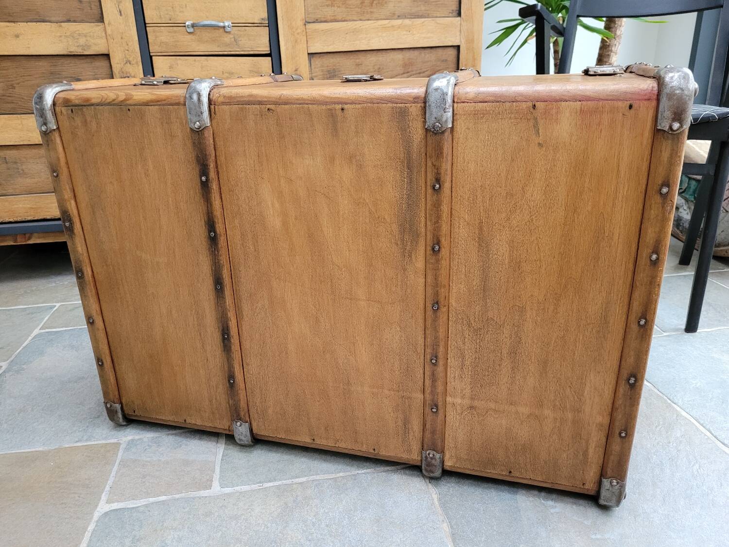 Malle en bois