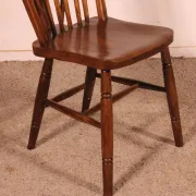 Série De 6 Chaises Windsor Du 19° Siècle