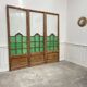 Art Deco Brasserie Screen in Wood and Glass