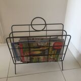 Black metal magazine door