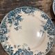 Lot of 6 plates in Terre de Fer Saint Amand - Marie-Louise model hamage