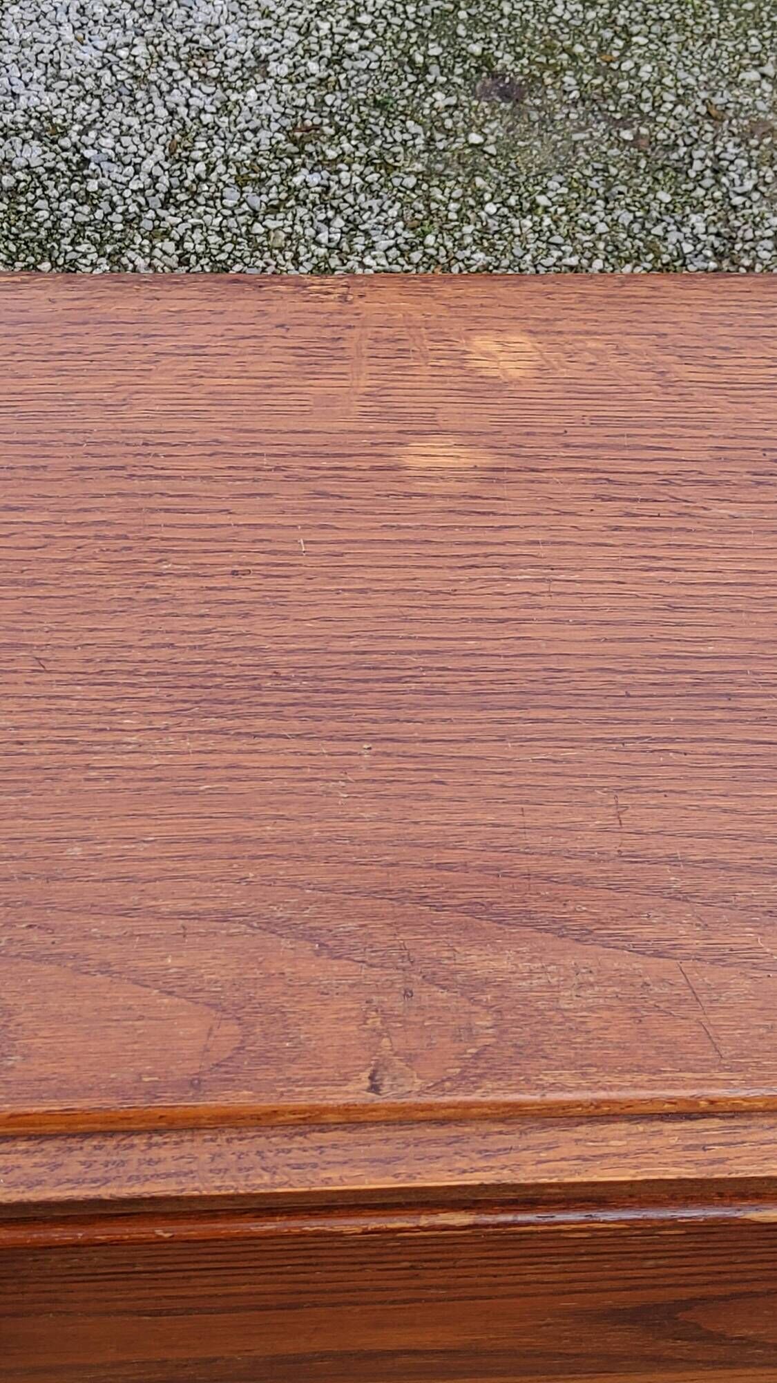 Vintage oak chest of drawers from the 50s compass feet 4 drawers