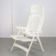 Fauteuil pliant danois vintage avec 5 positions