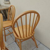 4 Windsor chairs per ercol