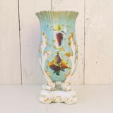 Porcelain vase of Paris gilding and fruit Napoleon III