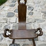 Brutalist tripod chair - Mountain chair