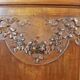 Half-moon shaped serving trolley