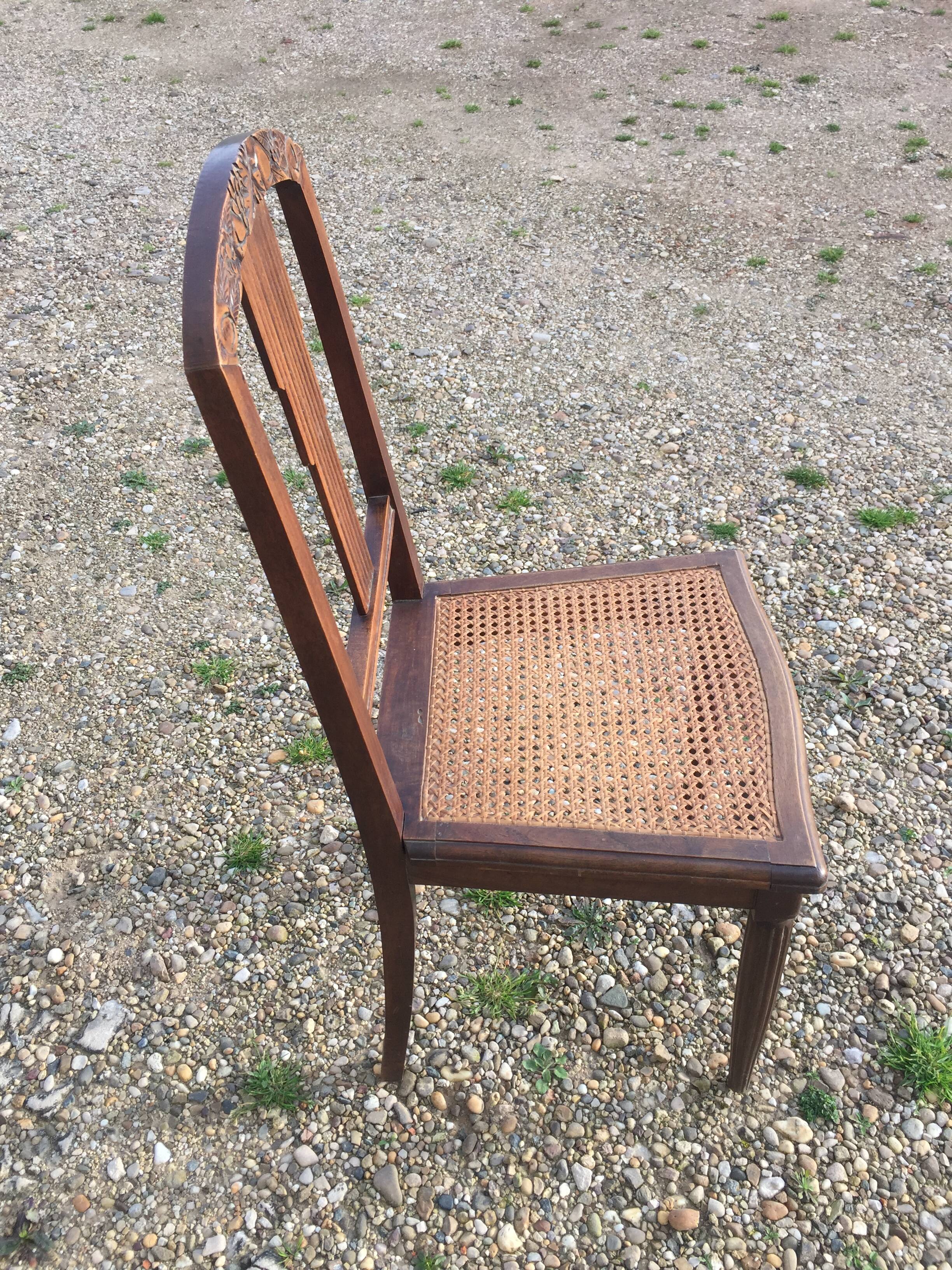 3 art deco chairs