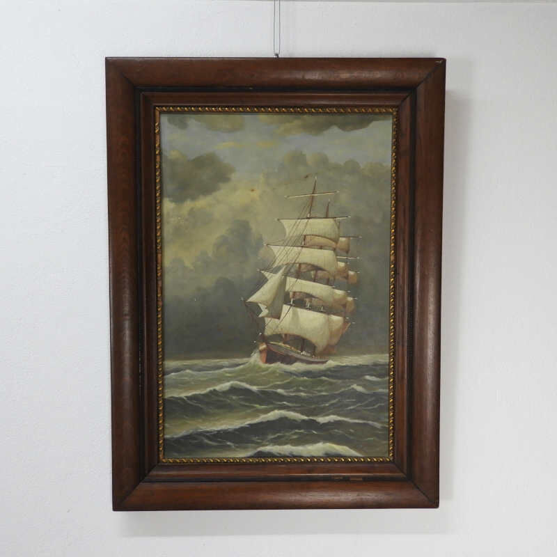Painting: Ship at sea
