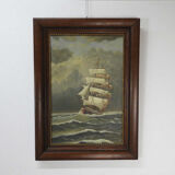 Painting: Ship at sea