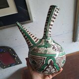 Glazed terracotta gargoulette signed punter