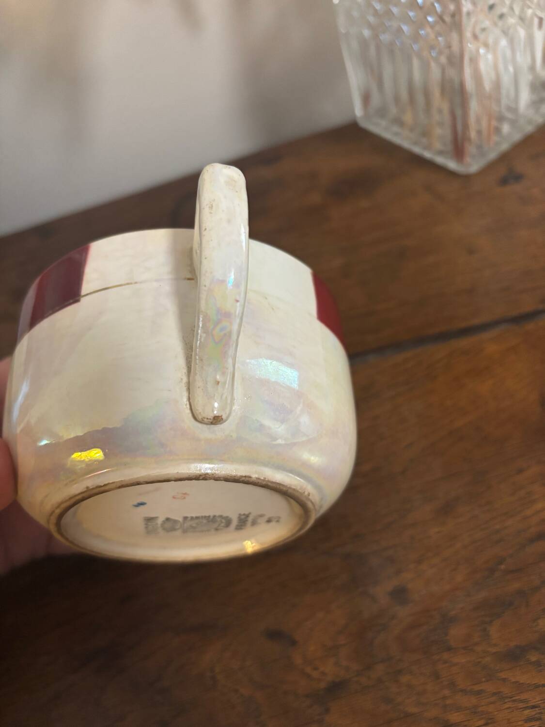 Old Digoin chocolate cup