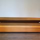 Tamara sofa bed in ash and fabric by F. Aplewicz for Lad, Polish Vintage 1950