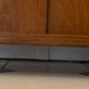 Vintage shoe cabinet with tapered legs