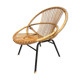 Fauteuil vintage en rotin par Dirk van Sliedregt Rohe Noordwolde 1960 aux Pays-Bas