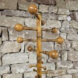 Coat rack with wooden balls 1970"